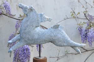 Lei Hannen - Paarden - galop (Ceramic)